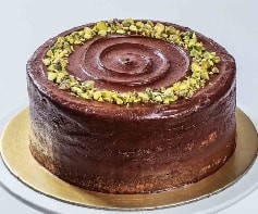 Premium Çikolatalı Fıstıklı Pasta 2-3 Kişi İçin